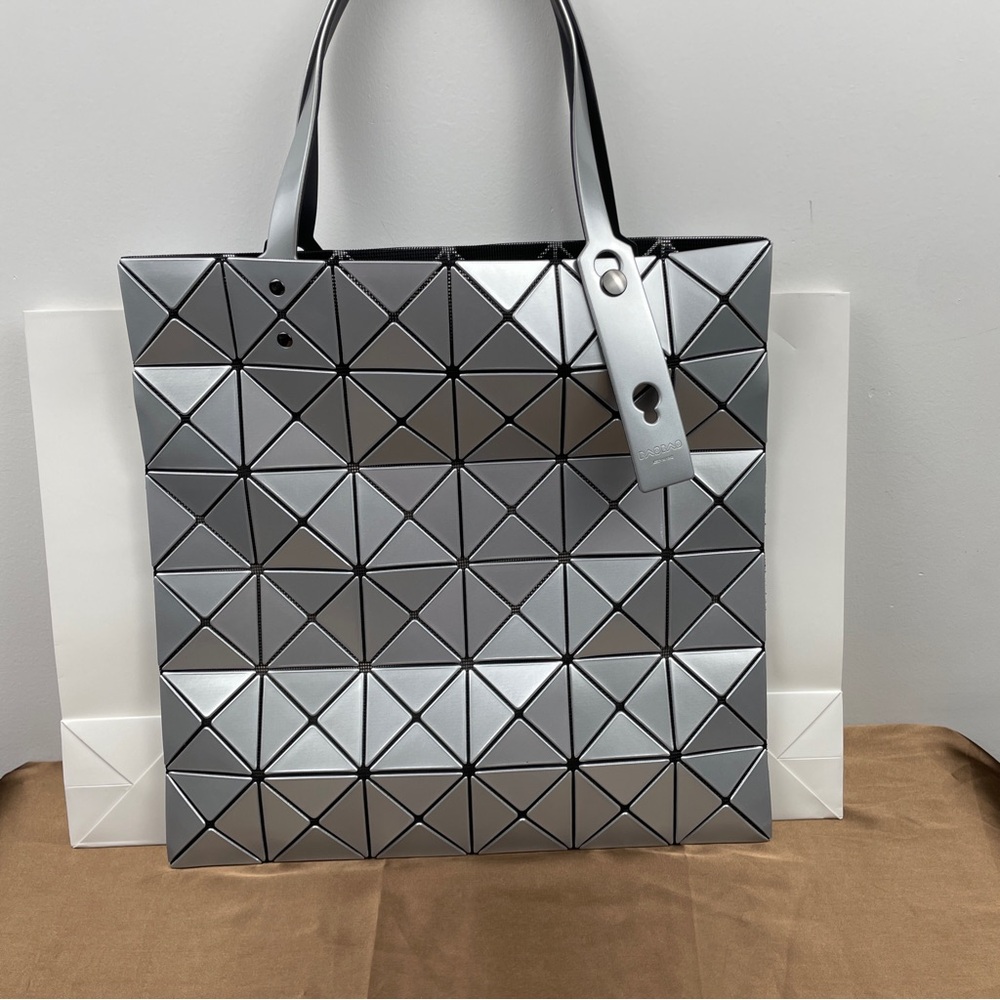 New Issey Miyake Silver Tote Bag